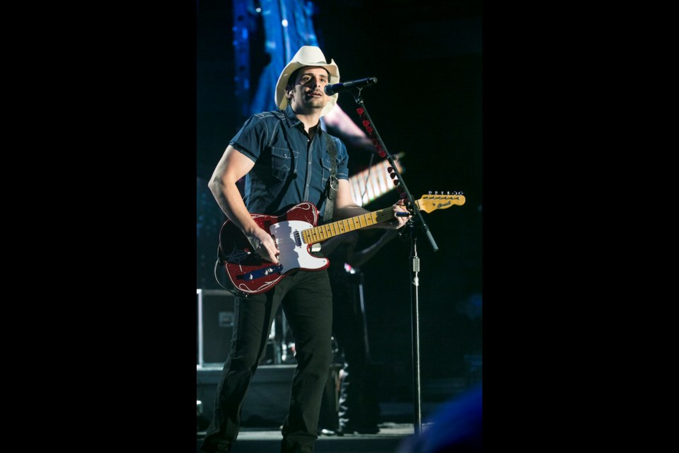 Brad Paisley performs at Essar Centre on Thursday. Shaylan Spurway/LOCAL2