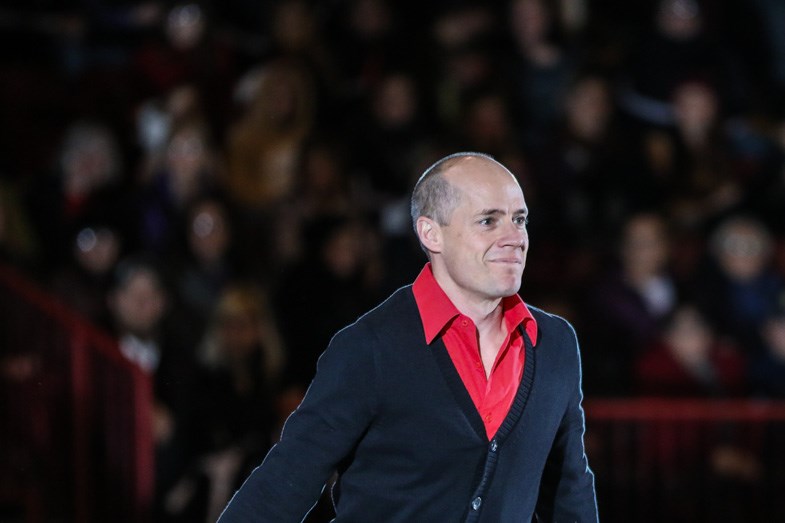 Kurt Browning during the opening cast number for Holiday Festival on Ice at the Essar Centre in Sault Ste. Marie on Sunday, December 7, 2014. Donna Hopper/SooToday