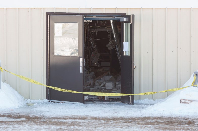 Interior damage at the scene of an apparent gas explosion on February 27, 2015 in Echo Bay. Kenneth Armstrong/SooToday