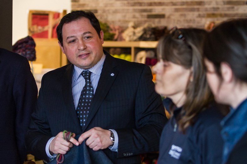 Mayor Christian Provenzano offered remarks during the launch of Stitch Co.'s Wholesale Collection Line at Shabby Motley on Thursday, March 26, 2015. Donna Hopper/SooToday