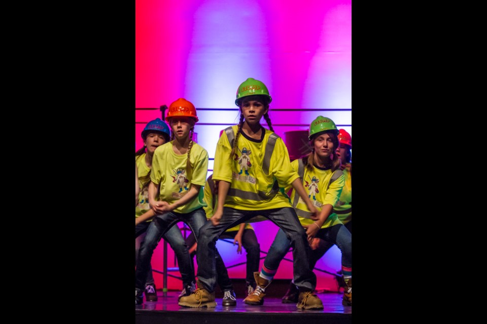 Rosedale Public School students rehearse for the 10th annual production of Pied Lourd at the Community Theatre Centre on Monday, April 13, 2015. Donna Hopper/SooToday