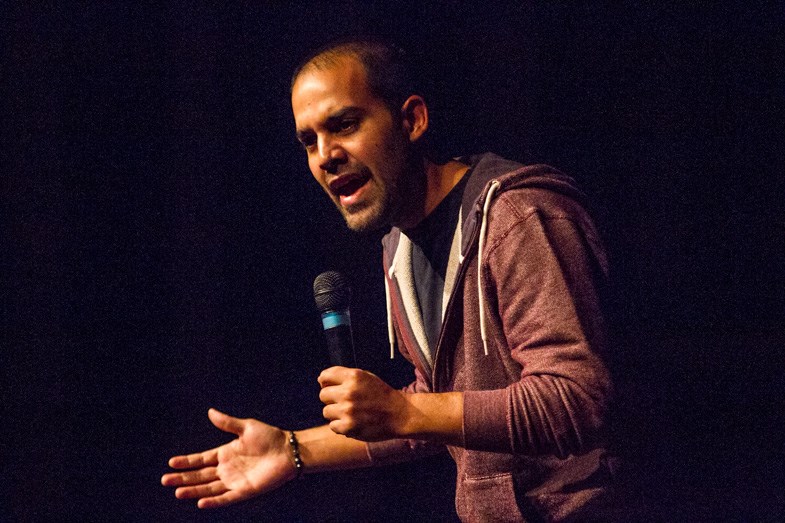 Abdul Butt opened for Shaun Majumder during the final performance of the 43rd annual Algoma Fall Festival at the Kiwanis Community Theatre Centre on Friday, October 30, 2015. Donna Hopper/SooToday