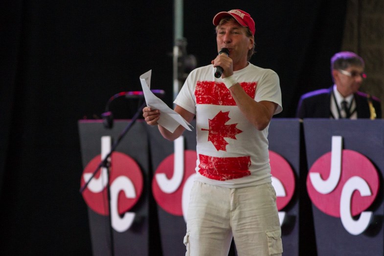 Thousands gathered at the Bondar Pavilion to celebrate Canada Day 2014 in Sault Ste. Marie. Timothy Murphy was the day's emcee.