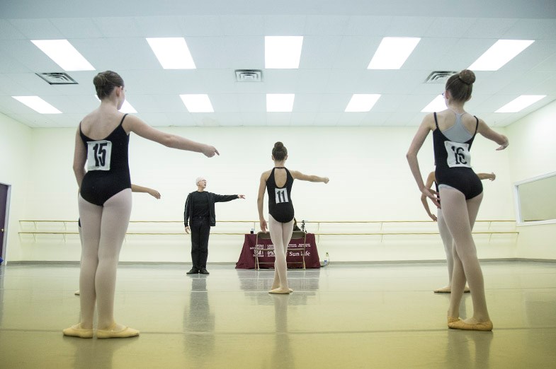 Dancers seen during an audition for Canada's National Ballet School held November 18, 2014 at Studio Dance Arts in Sault Ste. Marie. Kenneth Armstrong/SooToday