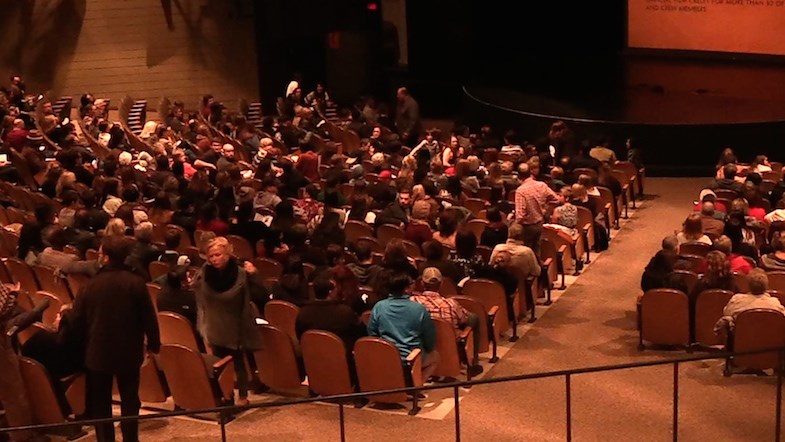 Audience at Kiwanis Community Theatre Centre