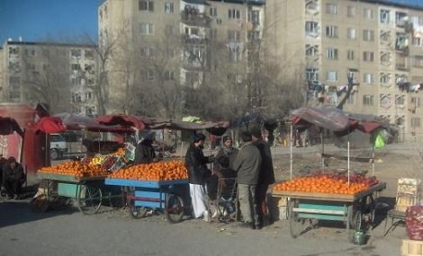 The market in Kabul,