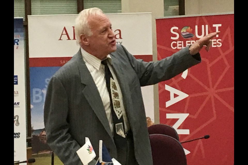 Candidate John Turmel during a byelection debate in Sault Ste. Marie in 2017. File photo 