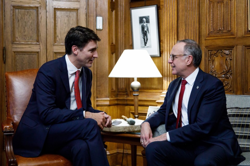 20181128-Rob Oliphant with PM Justin Trudeau photo supplied