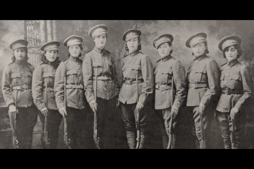 Under the direction of Giuseppe Coleffi, some 20 Elettra Marconi Ladies Society members participated in a performance of the opera ‘La Tosca’ in 1934. Photo courtesy of Ida Simon, Elettra Marconi Ladies Society president