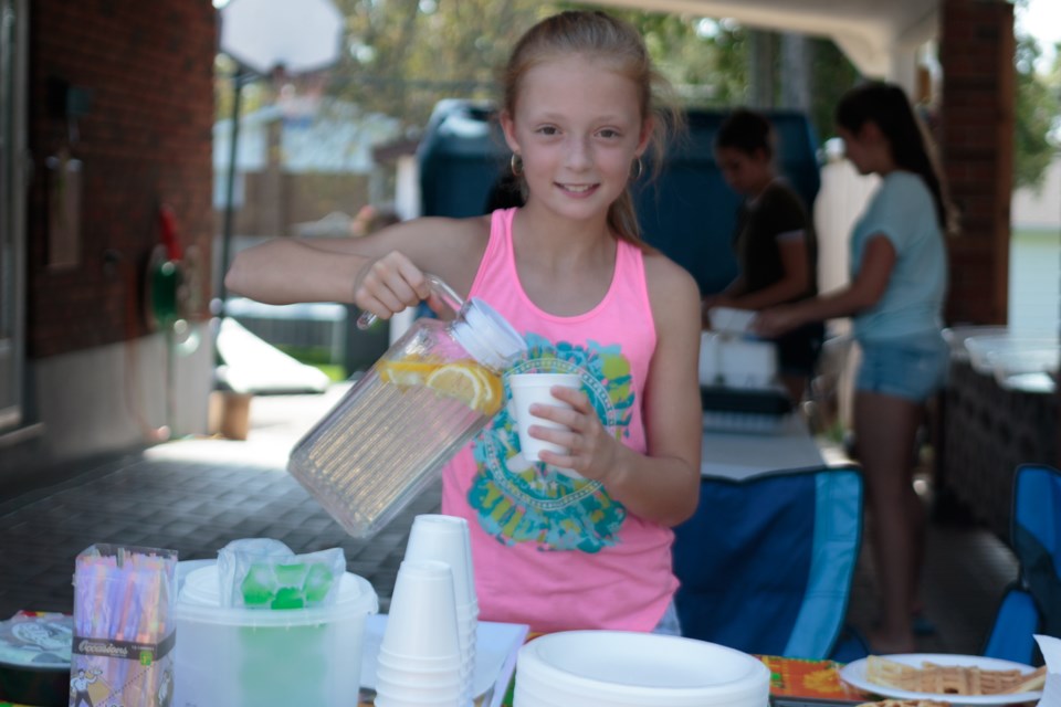 When Sydney Drover, 11, found out about Nick Hurst and his battle with cancer, even though she had never met him, she decided to put on a bake sale to raise money for him. The next week, on Saturday September 23, she held another one and in total raised over $2000 so that the boy could get back some of his childhood that he lost to the disease. Jeff Klassen/SooToday