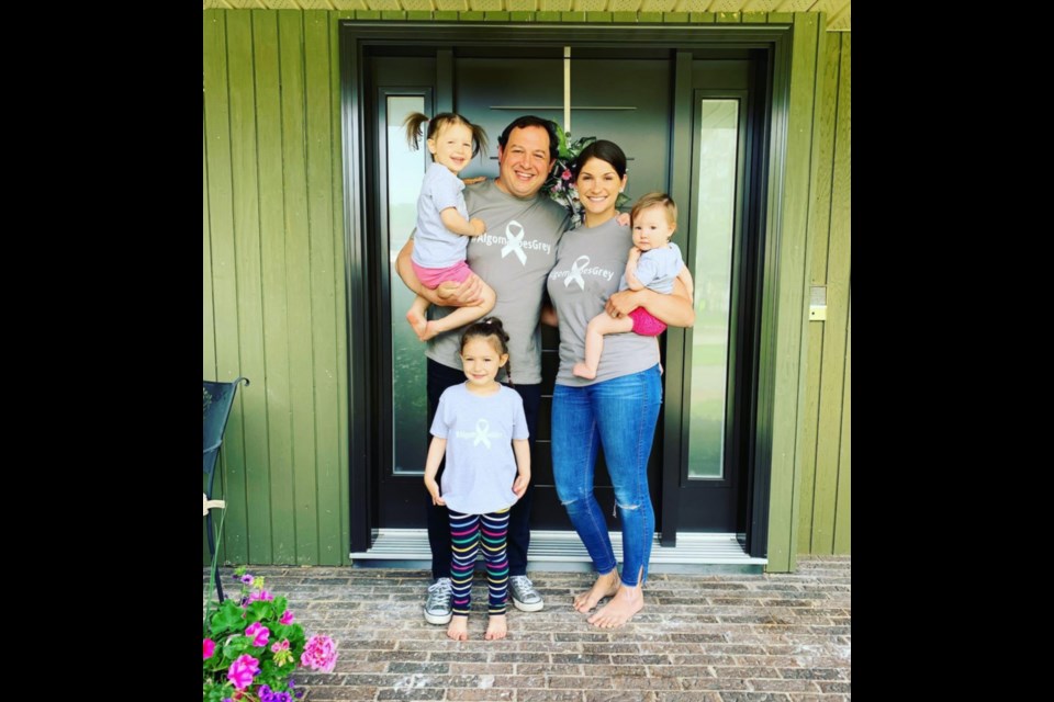 Kyleigh Provenzano with husband Sault Mayor Christian Provenzano and daughters Chloe, Isla and Alice. Photo supplied