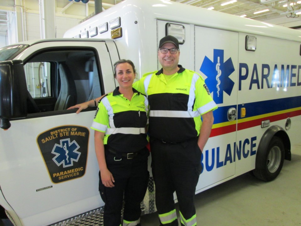 20200527-EMS paramedics Cathy Marshall and Kevin Mitchell photo supplied