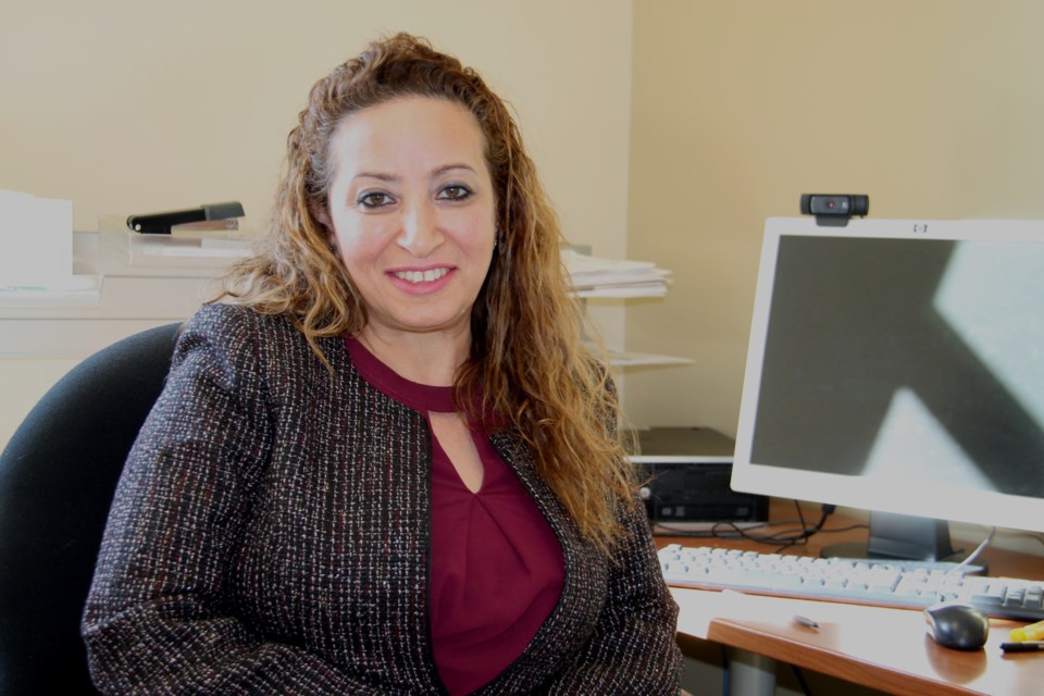 Dr. Manar Elbohy, Sault Area Hospital (SAH) psychiatrist, who will help train the hospital’s first ever psychiatric intern beginning in July, pictured in her office at SAH, March 22, 2018. Darren Taylor/SooToday  