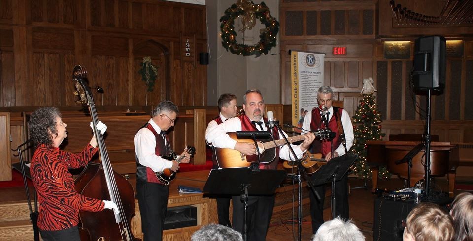 Dave Anich Band and Sheldon Jaaskelainen at the 2nd annual Old Time Christmas Concert. Photo courtesy Kiwanis Club of Lakeshore