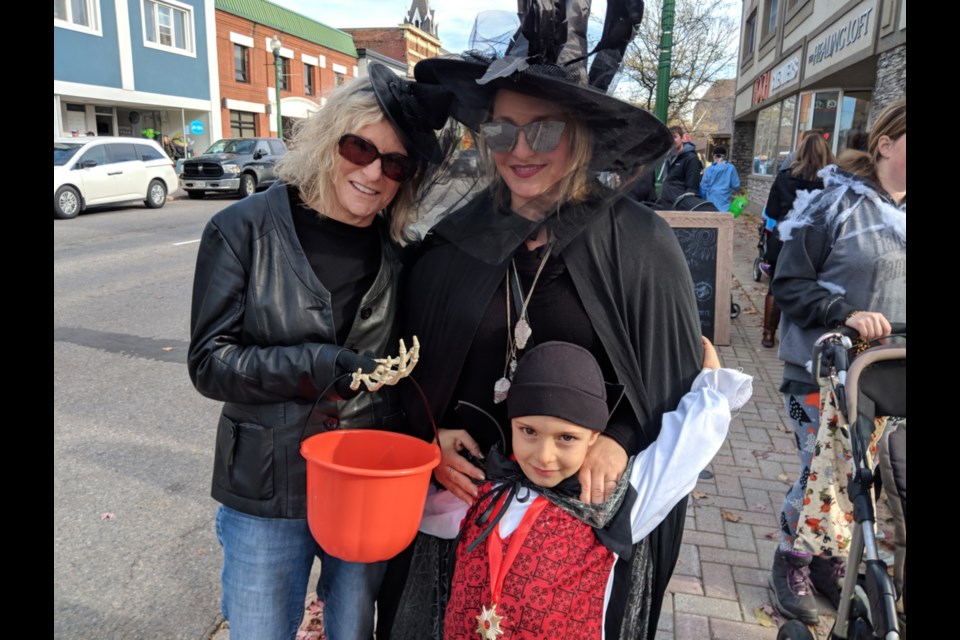 Children and parents strolled Queen Street East in Halloween costumes and received candy from downtown businesses during ‘Halloween on Queen,’ presented by the Downtown Association, Oct. 26, 2019. Darren Taylor/SooToday