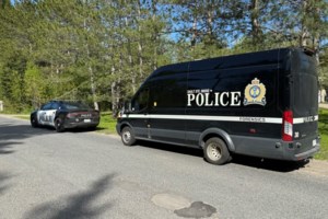 Police forensics at Case Road property