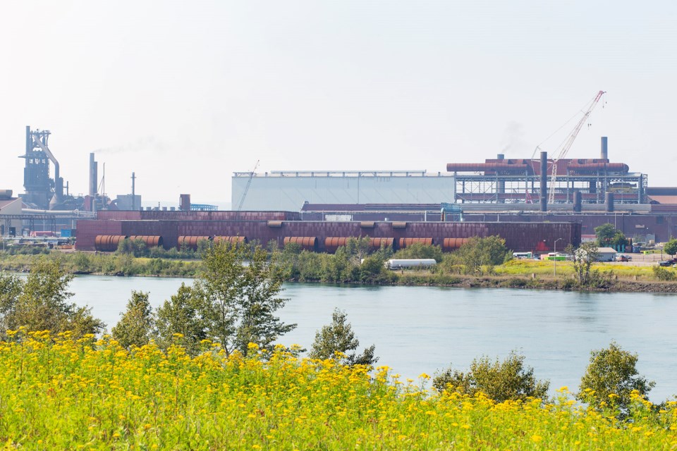 The profile of Algoma Steel Inc.'s operations in Sault Ste. Marie is changing again as cladding is applied to the outside of its newest structure, the EAF melt shop, which will house the company's electric arc furnaces.