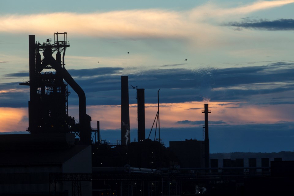 Algoma Steel seen at sunset in this file photo. Kenneth Armstrong/SooToday
