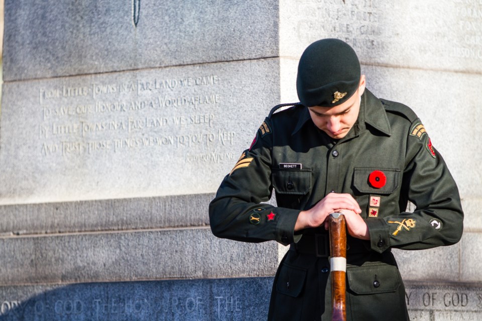 Remembrance Day ceremony in Sault Ste. Marie on Nov. 11, 2016. Donna Hopper/SooToday