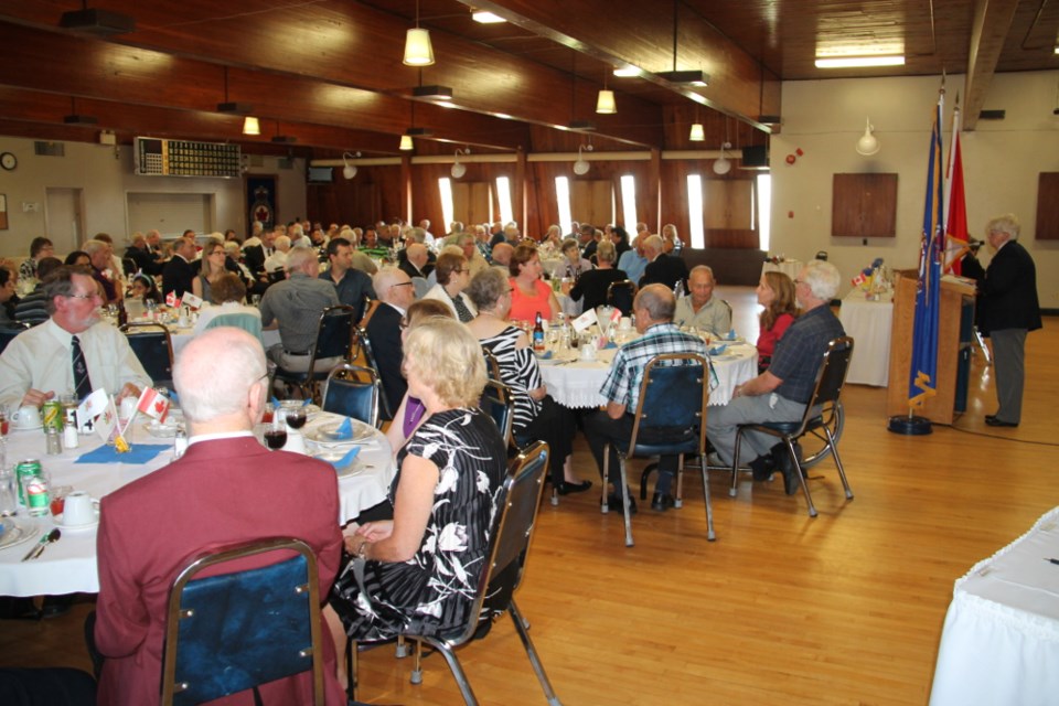 40 surviving Sault and area Second World War veterans gathered with friends and family members for a dinner held by Royal Canadian Legion Branch 25 in honour of surviving Second World War vets, Sept. 23, 2017. Darren Taylor/SooToday
