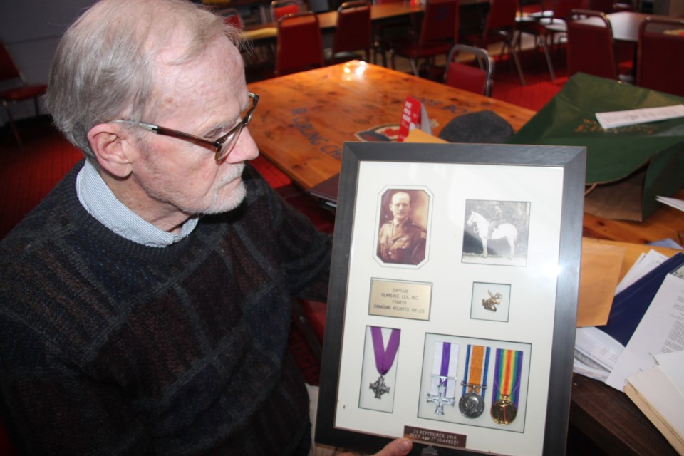 The Sault's Norm Stewart remembers his great-uncle Clarence Lea, a Vimy Ridge veteran, Mar. 1, 2017. Darren Taylor/SooToday