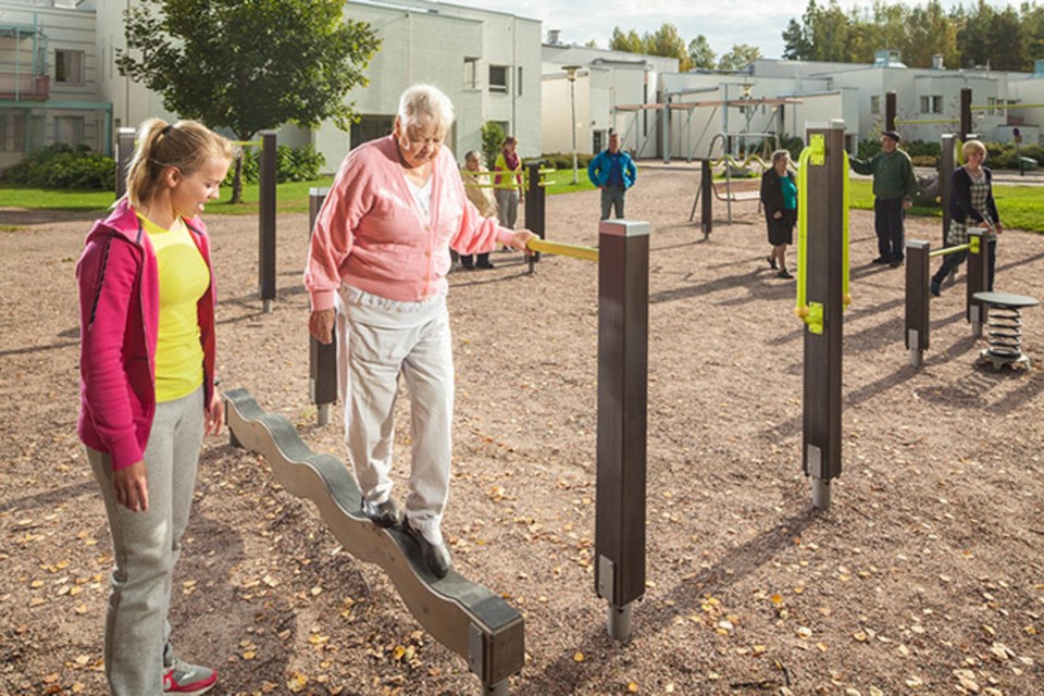 The Ontario Finnish Resthome is raising funds to build a seniors fitness park designed by Lappset Group Ltd (coincidentally out of Finland). The Canadian distributors are promoting it as the first of it's kind in Canada. Image supplied
