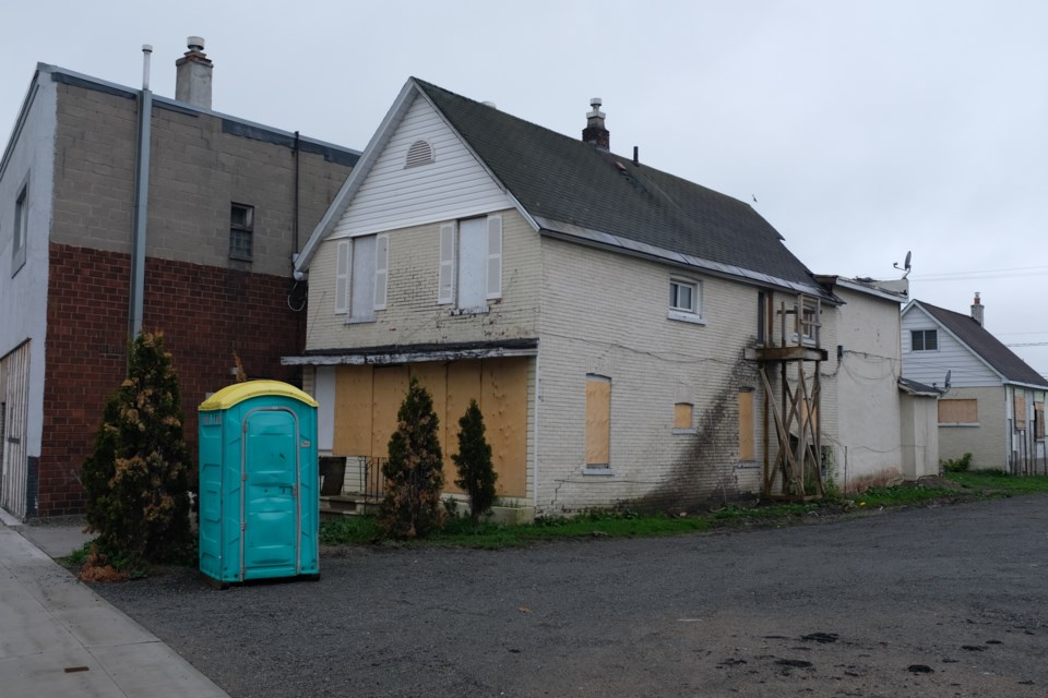Two buildings at 125 Gore Street are slated to be demolished after a tenant is evicted. Jeff Klassen/SooToday