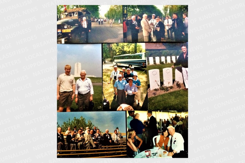 Photos from the 1995 'Victory Express' tour of Europe to mark the 50th anniversary of the end of Second World War. Many Saultites were on the tour, which had an encounter with the Prince of Wales.