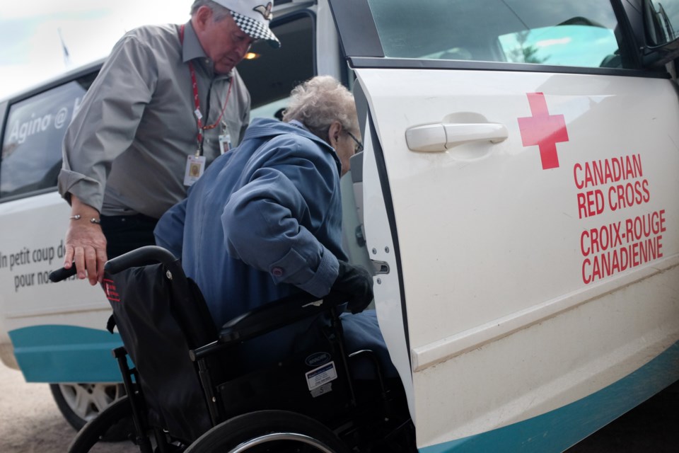 Doug Brown,74, is an outstanding local volunteer. He spends 30 or more hours a week volunteering, mostly driving seniors around for the Red Cross. Brown is lucky to be still physically capable after suffering severe head trauma in 2005. Photo by Jeff Klassen for SooToday