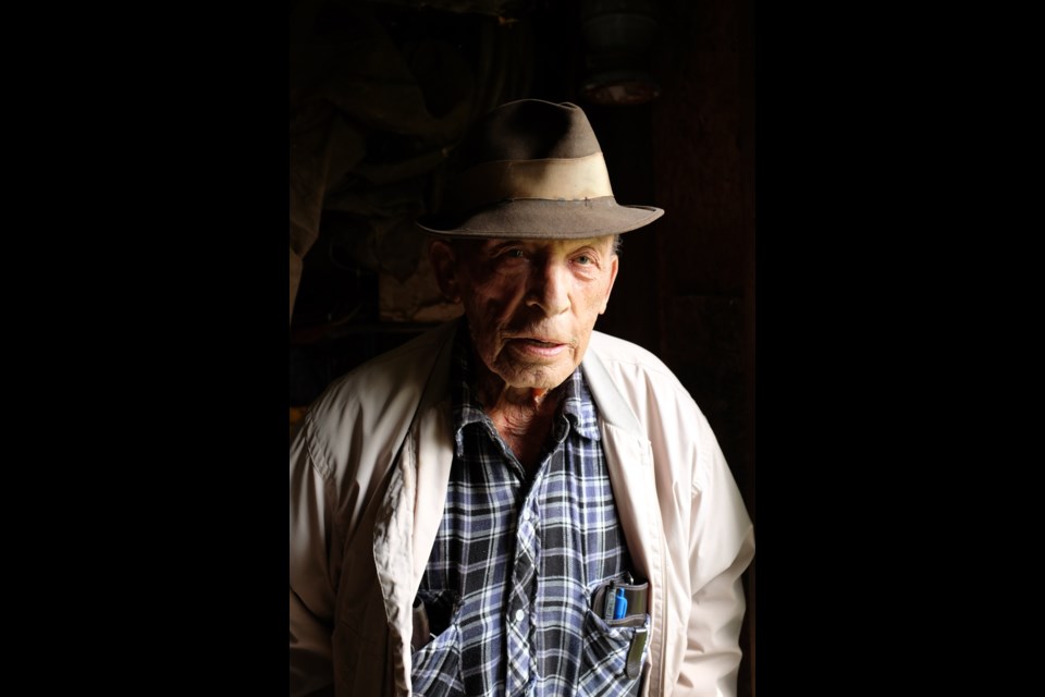 Peter Smith on his 100th birthday yesterday. Photo by Jeff Klassen for SooToday