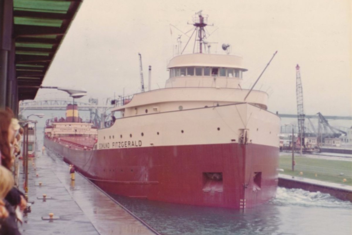 edmund fitzgerald down ago went sootoday local