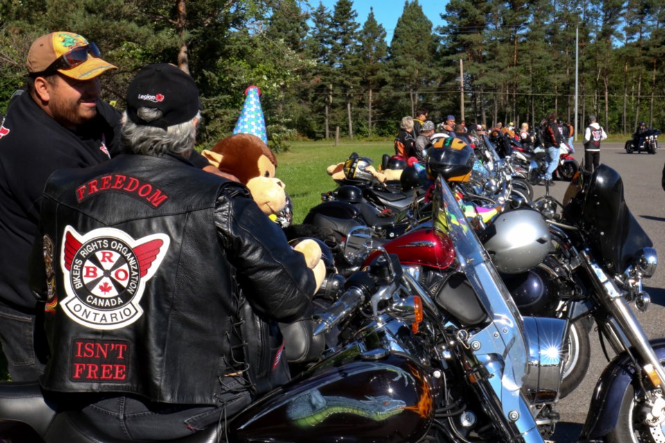More than 50 motorcycles were part of the 25th annual Toy Run Saturday. The event, organized by Bikers Rights Organization (BRO), raises money and donated goods each year to Women in Crisis Center of Algoma. James Hopkin/SooToday