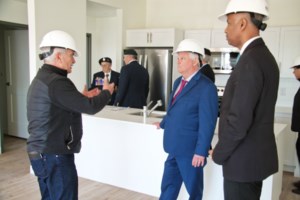 Minister tours new Legion, talks plan to free up federal buildings for more housing
