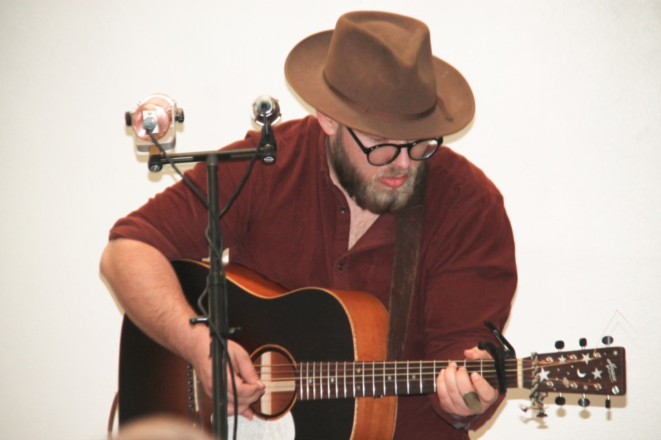 Benjamin Dakota Rogers, a singer/songwriter from Scotland, Ontario, performed at the Sault Ste. Marie Museum, Feb. 16, 2020. Darren Taylor/SooToday