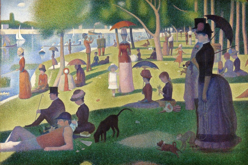 This neo-impressionist painting by Georges Seurat served as a creative inspiration to Toronto’s HTO beach park. The famous 19th century painting is titled ‘A Sunday Afternoon on the Island of La Grande Jatte.’ Seurat worked two years on it, initially focussing solely on the landscape before turning his attention to the 40 individuals portrayed. It’s widely perceived as a depiction of people from all stations in life (apparently including two sex workers) enjoying a pleasant place with no obligation to buy anything