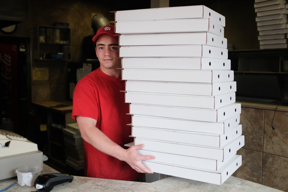 “It will definitely hurt smaller businesses — it will kill payroll — but it will help people living on minimum wage buy groceries. So, it’s good and bad." —Joel Soltys, 19, pizza maker at Mrs. B's. Jeff Klassen/SooToday