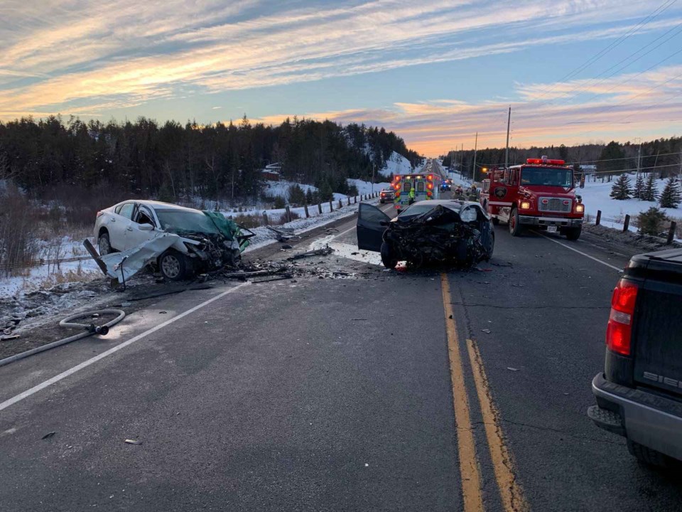 2018-12-16 fatal highway 17 collision Markstay-Warren