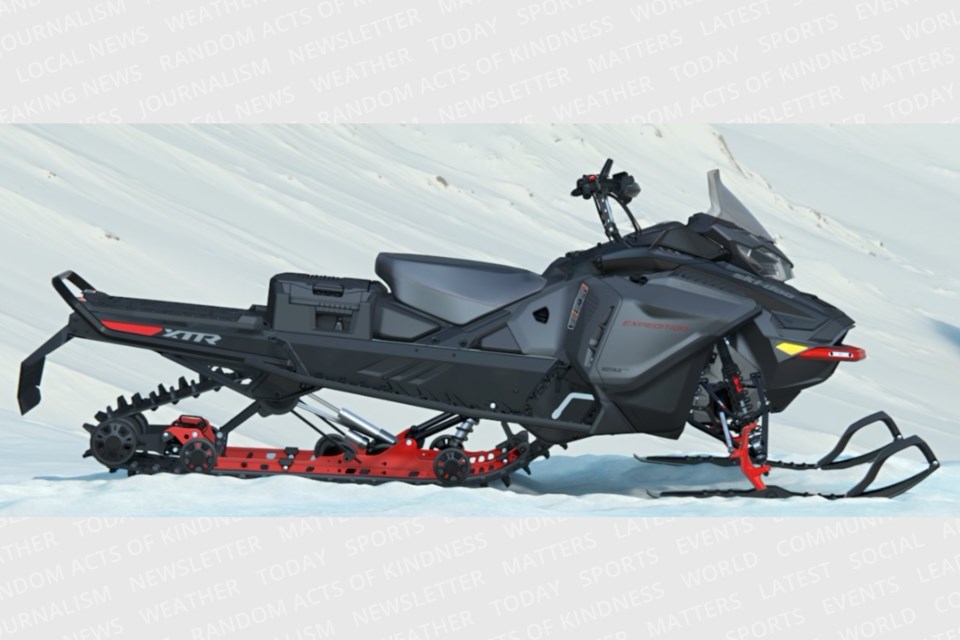 The OPP is investigating the theft of a 2023 snowmobile from a dealership in Blind River.