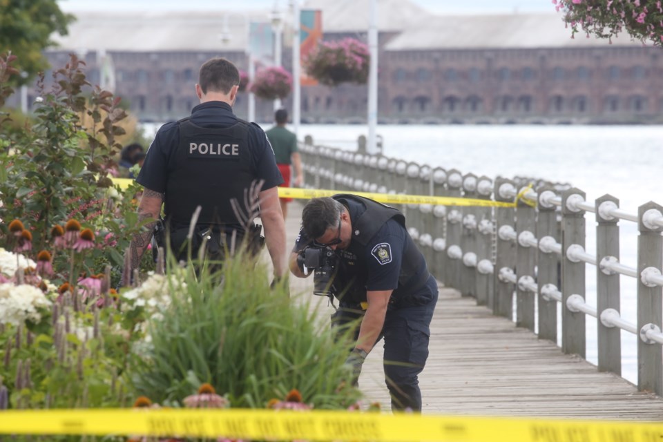 Police are investigating a potential stabbing along the waterfront. The incident occured on Sept. 7, 2023.