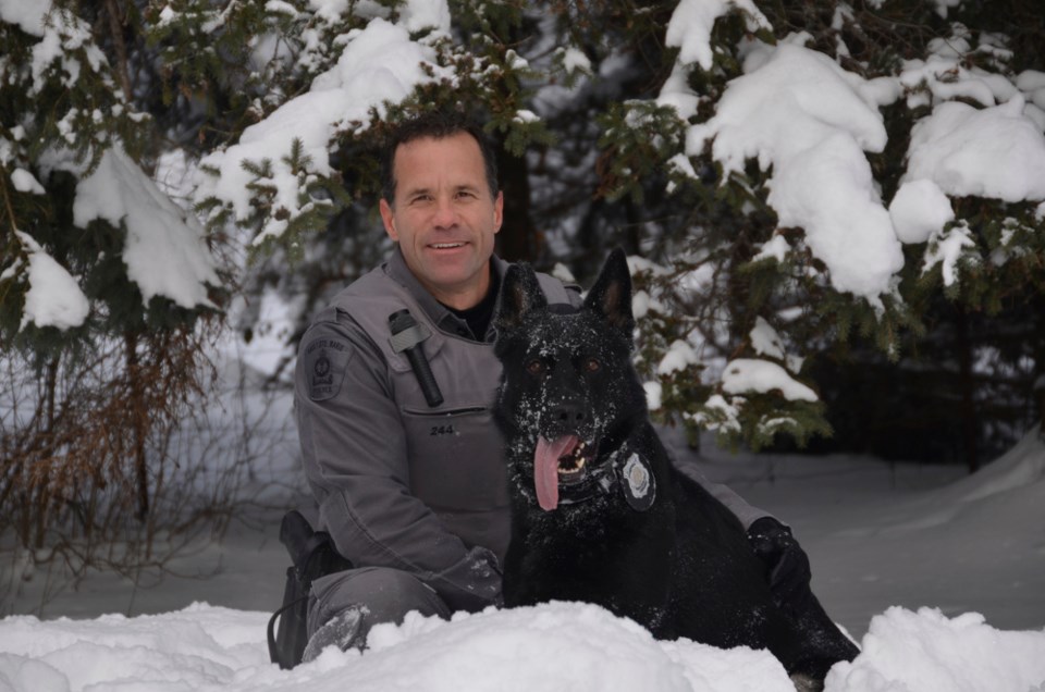 20180125-Constable Dan Turco and Justice Sault Police canine unit photo supplied