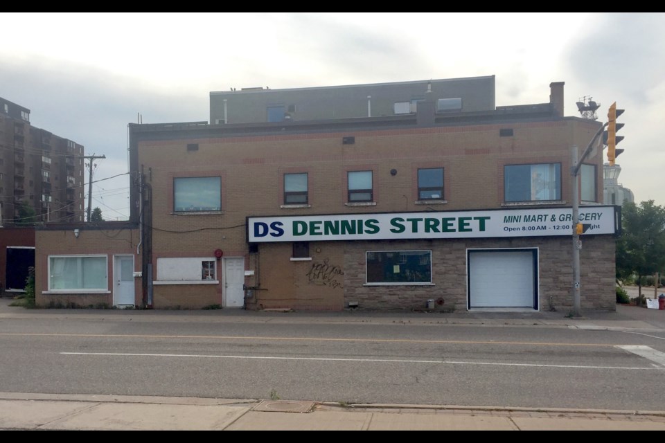 This section of Dennis Street at Queen was closed for a police investigation until 9:10 a.m. Sunday. Sault Transit buses were not able to enter their regular spots at the adjacent downtown terminal and were forced to park nearby on Queen Street. One neighbour tells SooToday he saw considerable police activity further up Dennis Street, in front of the Oddfellows Hall. David Helwig/SooToday