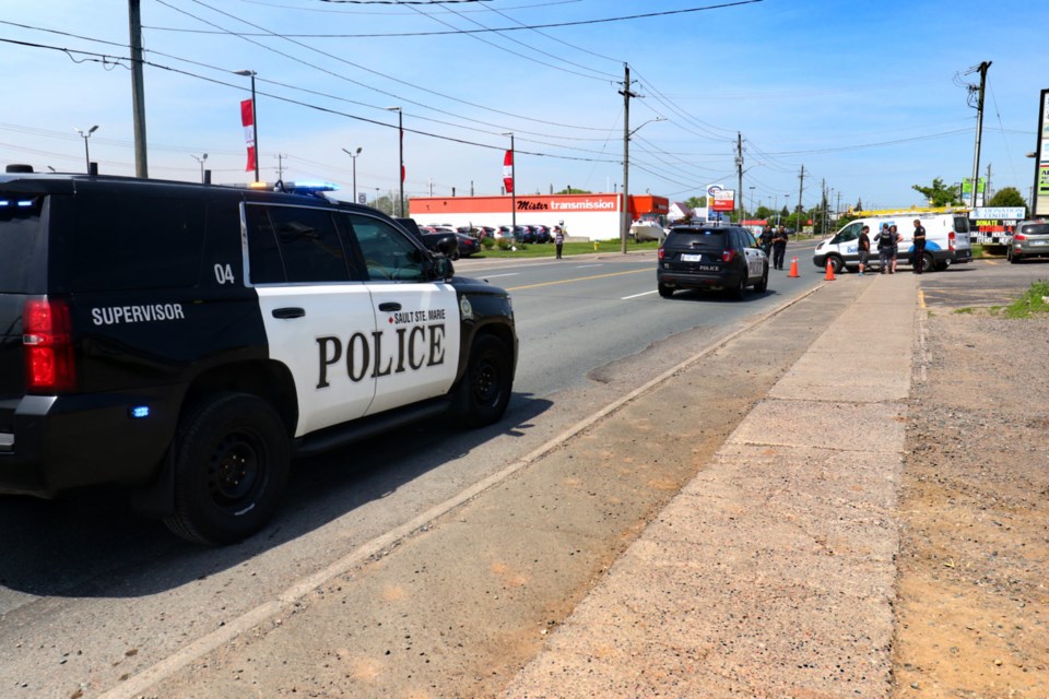 Sault Ste. Marie Police Service responded to a collision between a vehicle and a bicycle on Pim St. at approximately 2:20 p.m. Saturday. One person is being treated for non-life threatening injuries. The incident is currently under investigation. James Hopkin/SooToday