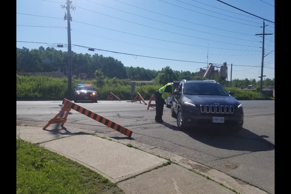 Collision closed Peoples Road at Penno Road on Thursday, June 27, 2019. James Hopkin/SooToday