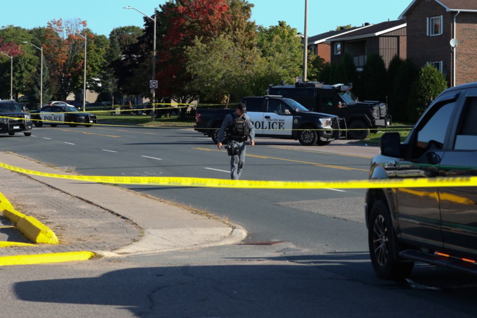 Sault Ste. Marie Police Service has secured the scene on Pine Street where a 19-year-old was shot and killed by police early Sunday. An officer has been taken to hospital with serious injuries as a result of the incident, which is being investigated by Ontario's Special Investigations Unit. 