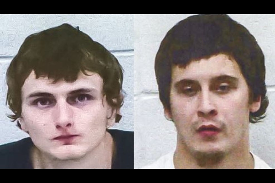 Mugshots of Jeremy Lehre (left) and Aaron Lehre (right). The cousins have been charged with open murder in the Nov. 1 death Wesley Cook. Chippewa County Sheriff's Office