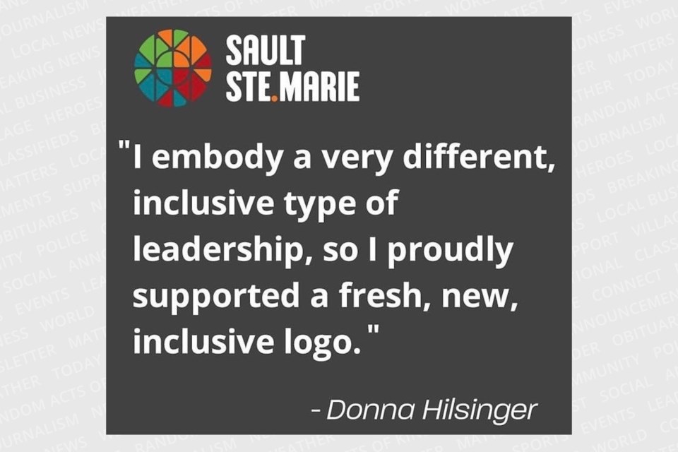 Mayoral candidate Donna Hilsinger has shared this campaign ad on social media. It includes the official City of Sault Ste. Marie logo