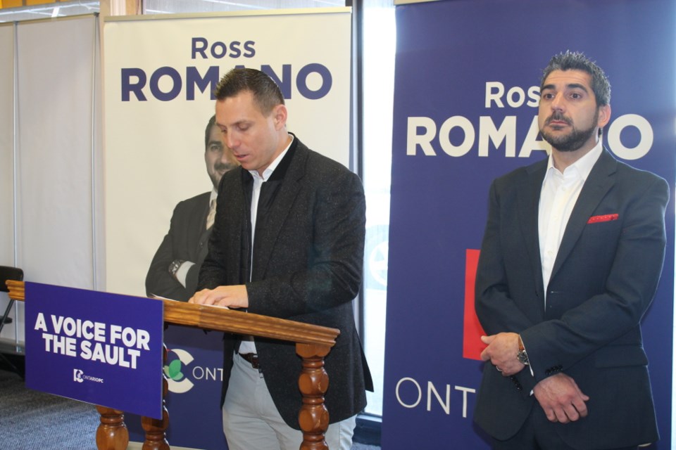 20170508-Patrick Brown and Ross Romano 2017 byelection campaign photo-DT