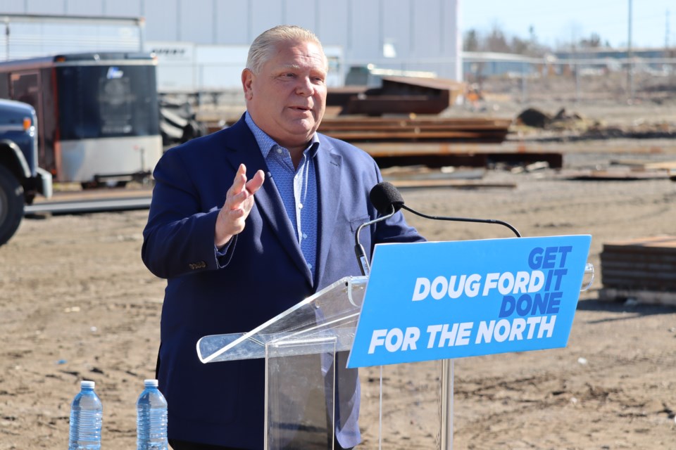 Ontario PC leader Doug Ford paid a visit to Rector Machine Works on Saturday.