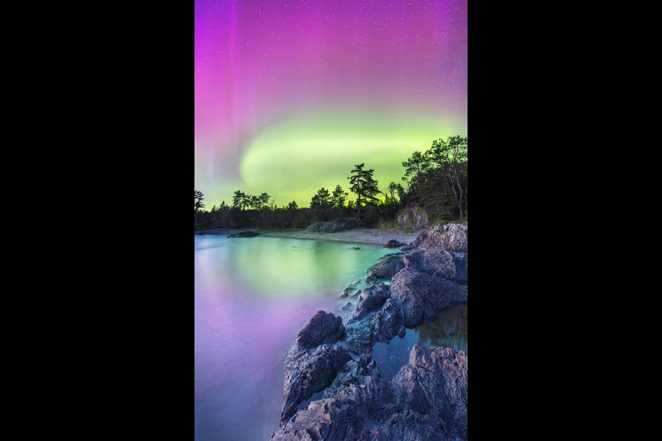 Jeff Dixon and his two sons caught an extra-strong Northern Lights display last Thursday night. The Sault-based photographer agreed to share his images with SooToday readers.