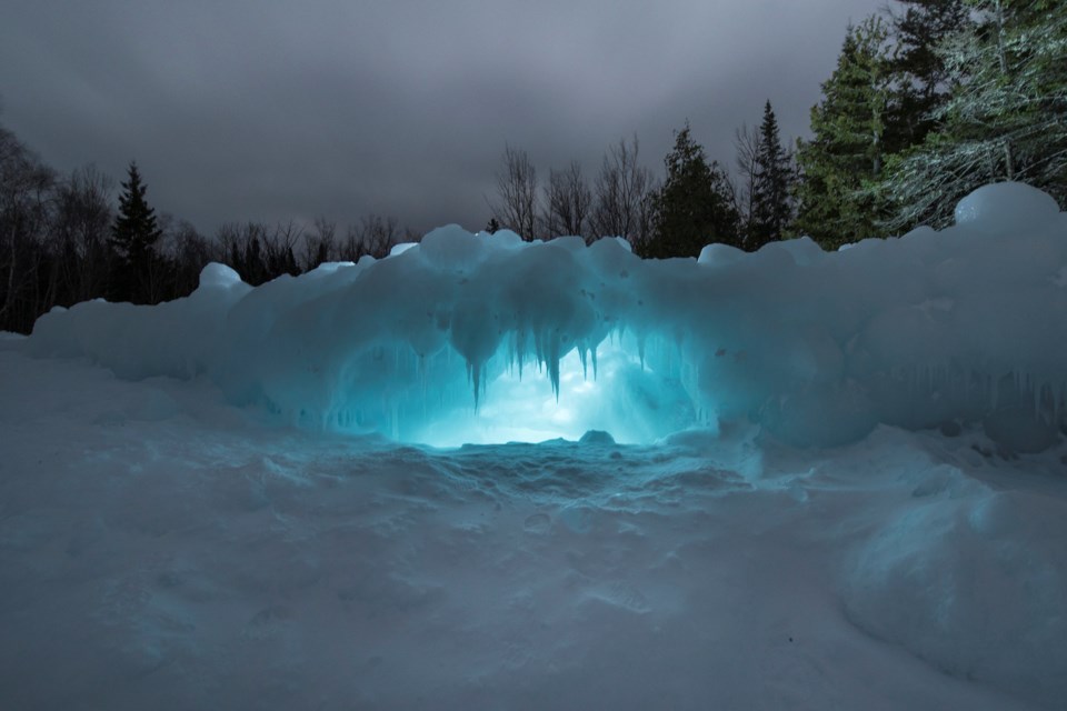 Dan Grisdale sent us this photo of an ice cave on the shore of Lake Superior, north of Sault Ste. Marie. Reader submitted photo